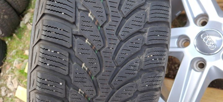 фото №13, Диски audi a3 7x16" et48 8v0601025cr шины зимний 205/55 r16 5mm 2019 ro