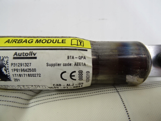 фото №7, Xc40 v40 подушка air bag шторка правая комплект