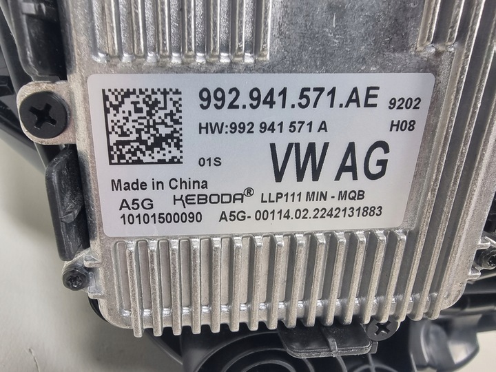 фото №12, Vw t6 t6.1 рестайлінг 7l лампа ліва перед передня повний led 7l1941773a