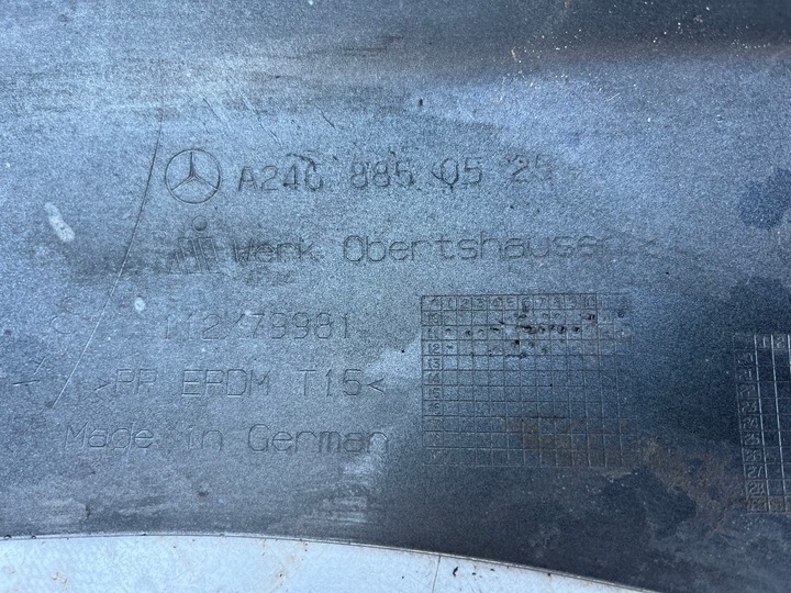 фото №14, Mercedes b-klasa w246 11-14 бампер перед переднее оригинал