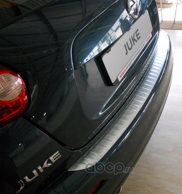 фото №15, Nissan juke i f15 2010-2014 планка хром сталь бампера зад оригінальний номер ke967-1k030