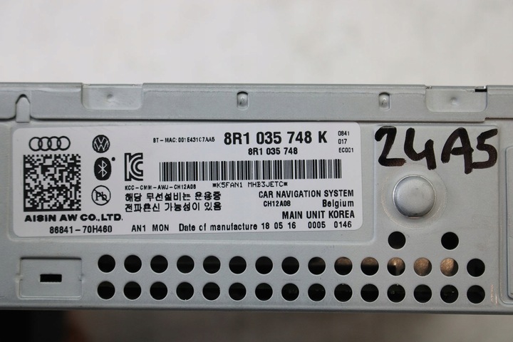 фото №9, Audi a4 a5 q5 fl считыватель mmi 8r1035748k 3g+ sd 8r1 035 748 k dvd high мульти