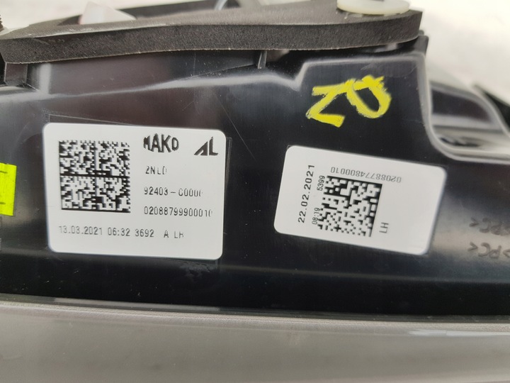 фото №10, Hyundai i20n i20 iii 21- лампа ліва зад задня w кришка багажника оригінал