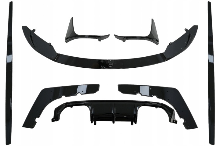 фото №10, Aero комплект обвеса бампера диффузор do bmw f80 m3 f82 m4 14-19 m sport design