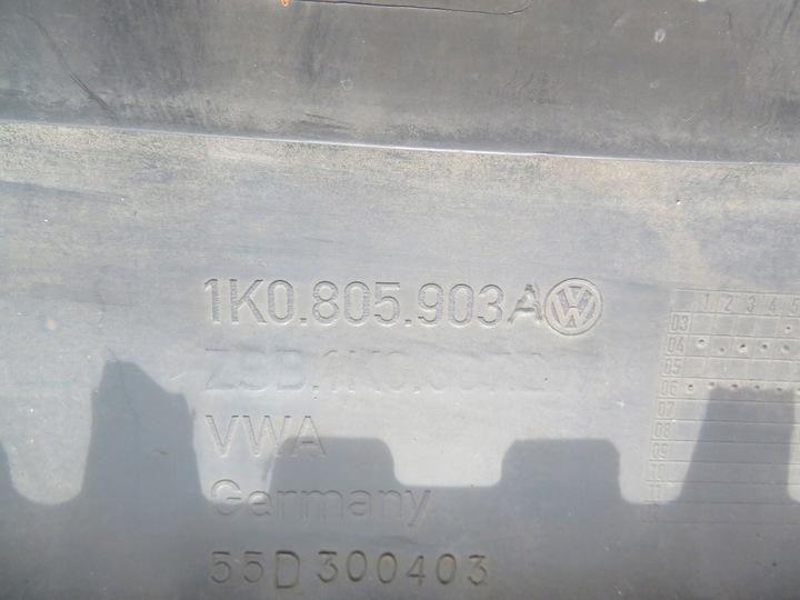 фото №12, Спойлер бампера перед vw golf v 1k0805903a