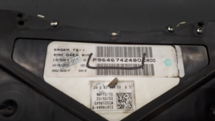 фото №9, P9646742480 спідометр  манометр peugeot 307 2.0 hdi