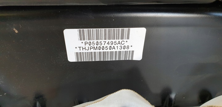 фото №7, Dodge ram iv air bag повітряна подушка пасажира нерегенерована 09-19r
