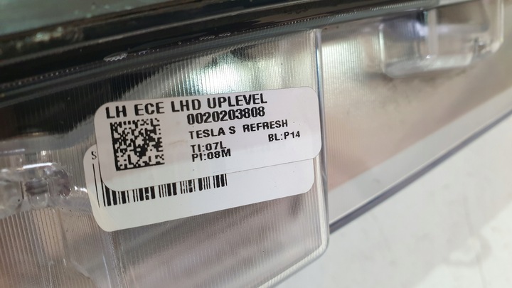 фото №12, Лампа передня ліва перед фара tesla s рестайлінг 1053574-00-c