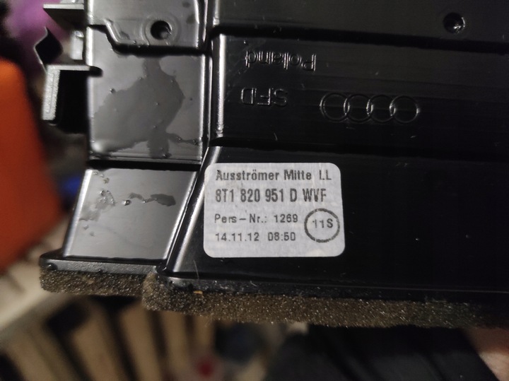 фото №9, Решітка повітропровід повітря audi a4 8k a5 8t1820951d