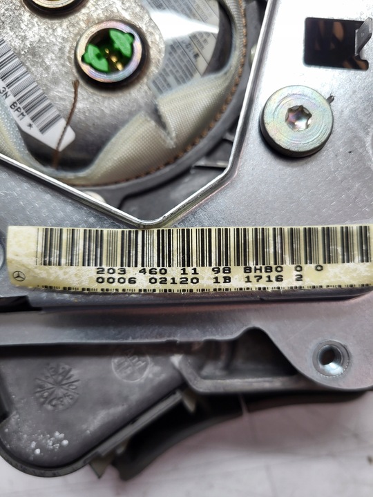 фото №10, Mercedes c класс w203 руль подушка безопасности a2034600903 2034601198
