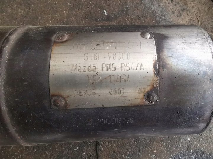 фото №1, Катализатор dpf mazda 6 diesel2.0citd 02-09 remus