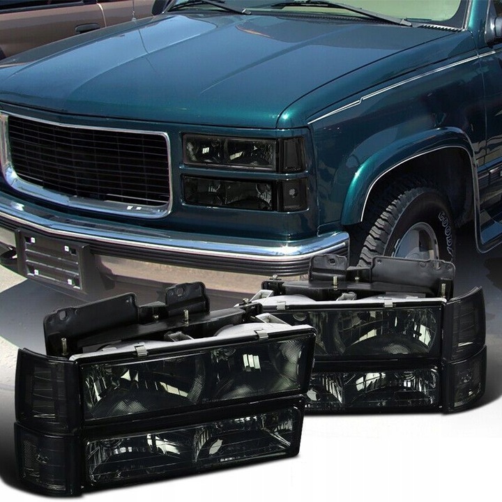 фото №1, Фары перед gmc c10 sierra yukon 94-98 smoke