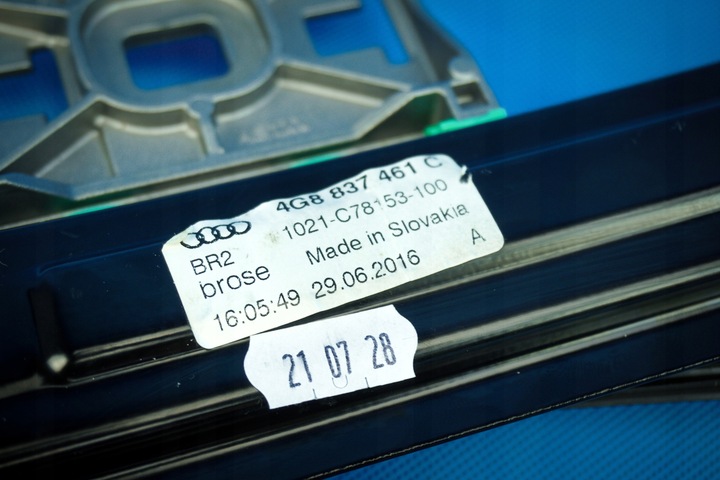 фото №10, Механізм підйомник вікна перед audi a7 4g8837461c