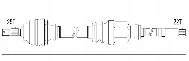 фото №2, Peugeot citroen 3273ah піввісь права 307 1.4 1.6 00-