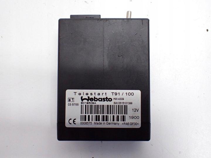 фото №1, Модуль блок управления вебасто 9019509a honda jazz iii 10r