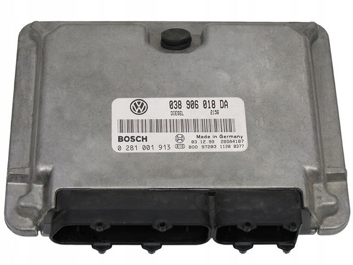 фото №1, Компьютер ecu polo 1.9 tdi 038906018da 0281001913