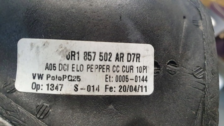 фото №8, Дзеркало праве 6r1857502ar vw polo 08-
