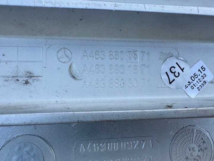 фото №14, Mercedes g 463 w463 бампер зад задний идеальный a 4638802571