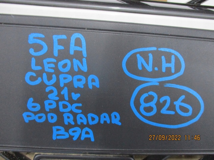 фото №11, Бампер leon cupra 5fa iv 6 pdc 21r pod радар