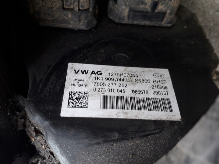 фото №8, Vw golf v 5 03- passat b6 05- 1.9 tdi трансмісія рейка рульового управління 1k1909144l