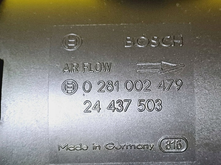 фото №2, Расходомер opel vectra c 2.2d 24437503 / 0281002479 nr103