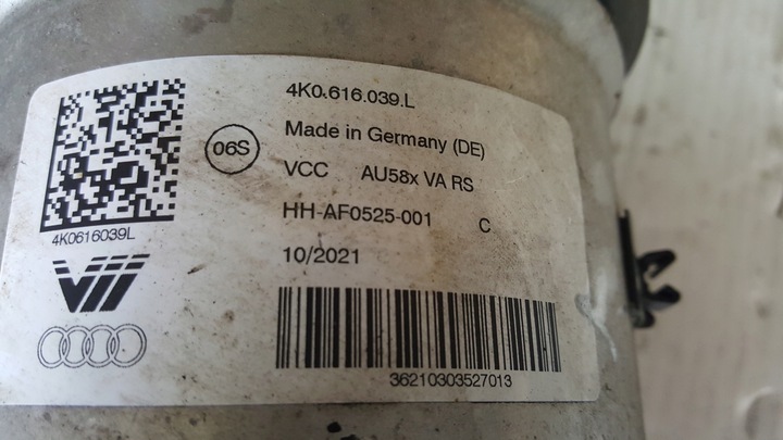 фото №10, Амортизатор перед audi rs6 c8 rs7 4k0616039l