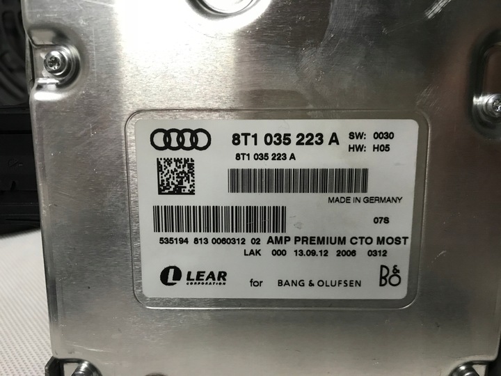 фото №3, Озвучення bang & olufsen a5 8t8 sportback