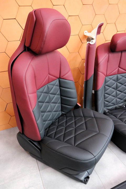 фото №7, Bmw 7' g70 i7 g70 салон сиденья sport з підігрівом bowers veganza burgundy