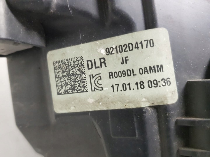 фото №10, Kia optima 4 iv 15-19 лампа правая передняя линза + led + dośw. европа