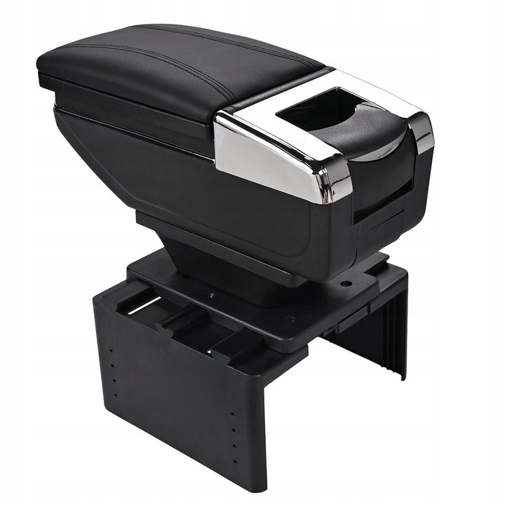 фото №6, Подлокотник автомобильный ze бардачком экокожа универсальный чёрный