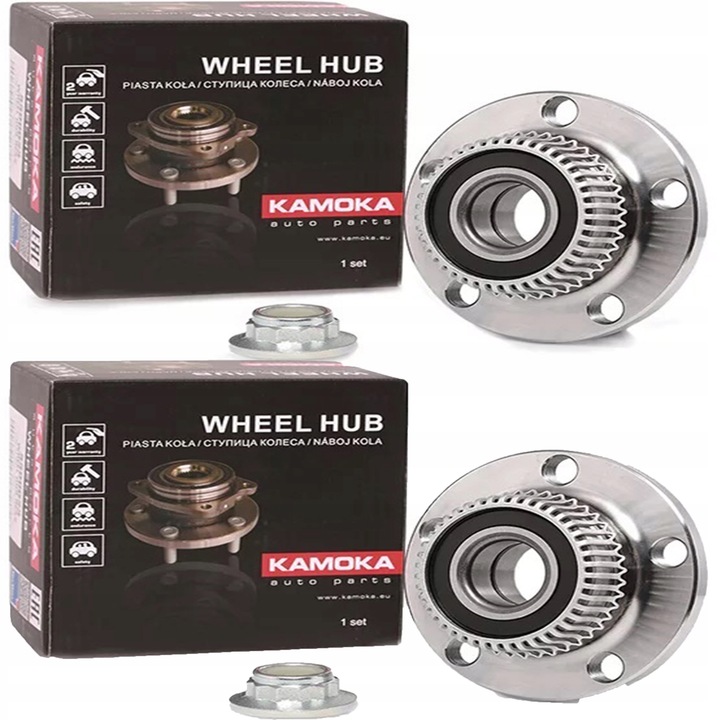 фото №1, 2x ступиця колеса з підшипник зад vw golf iv abs kamoka