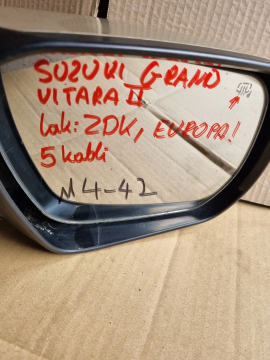 фото №12, Suzuki grand vitara ii 5d 06-12 зеркало правое 5 pin lak. zdk европа