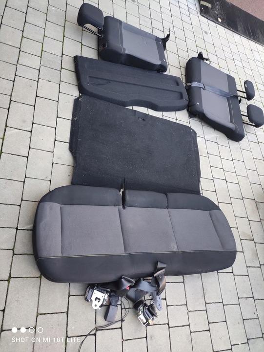 фото №1, Сиденья диван задняя зад ремни pod.bagażnika citoren c3 iii 3 16-