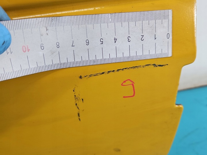 фото №11, Дверь зад правые ford transit mk7 06-13 жёлтый