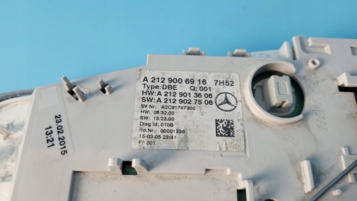 фото №6, Mercedes w218 cls 350 15r лампа потолок освещение кабины a2129006916