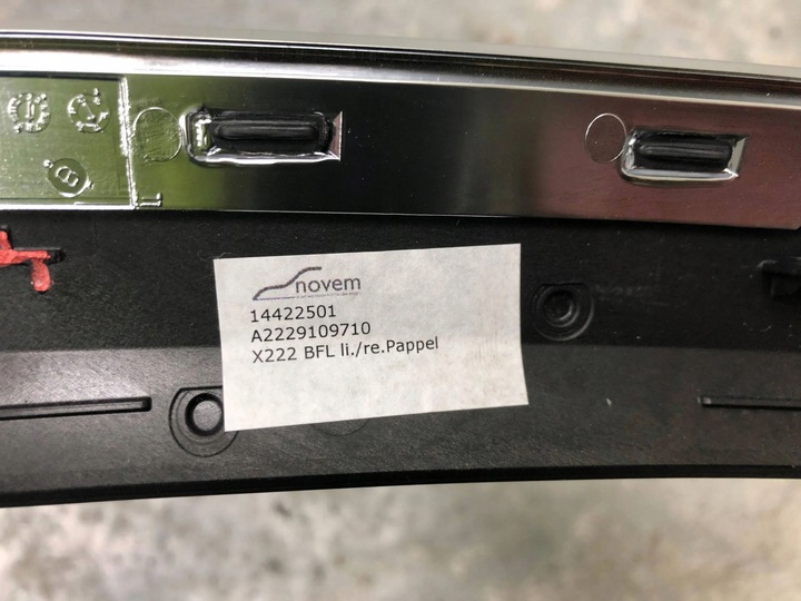 фото №8, Планка dekor mercedes s-klasa w222 amg a2229109710