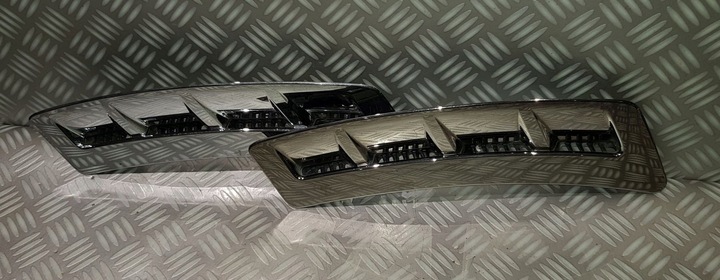 фото №14, Infiniti fx ii fx35 qx70 впуск воздуха крыльев решётка хром правые перед