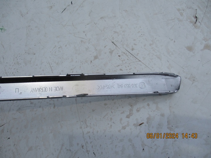 фото №7, Arteon -планка бампера хром левый зад ,неиспользованная 3g8853841