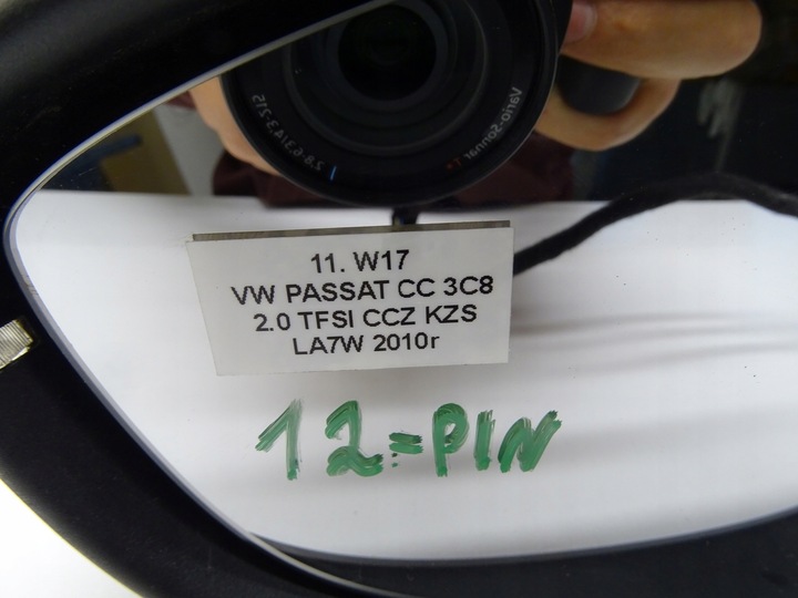 фото №11, Дзеркало ліві лівий перед la7w 12 pin vw passat cc