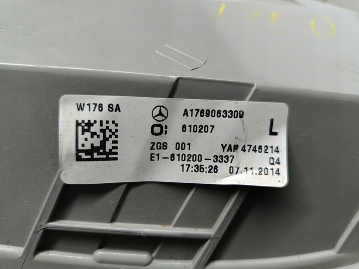 фото №12, Mercedes a-klasa w176 a176 12- лампа левый зад левая задняя led a1769063300