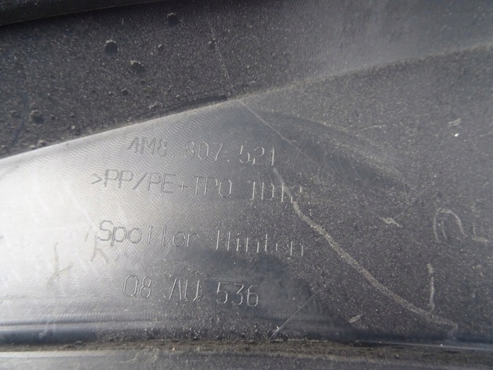 фото №6, Диффузор спойлер pod бампер модуль зад audi q8