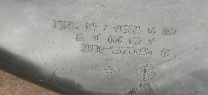 фото №9, Труба шланг трубка  повітря повітропровід 2.2cdi mercedes w212 a6510903437