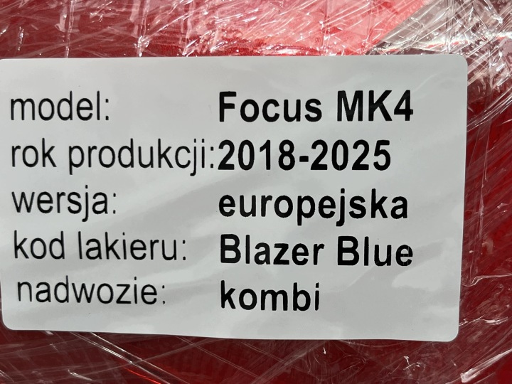 фото №8, Ford focus mk4 18-22 универсал фара задняя левая w крыло зад jx7b-13405-ed oem номер