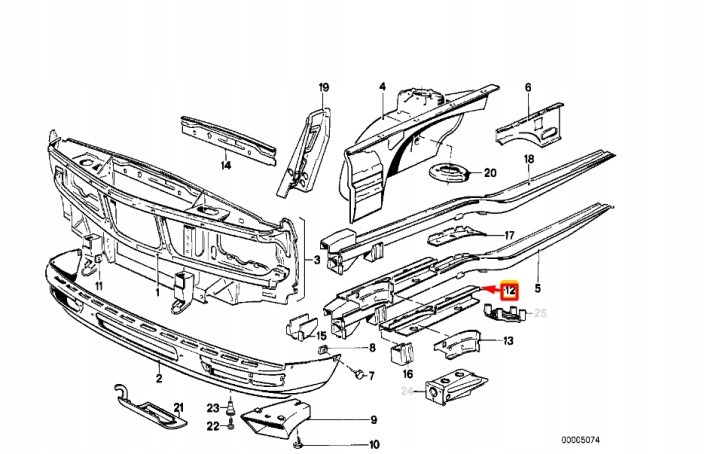 фото №9, Bmw 5 e28 левое усилитель 41111902851