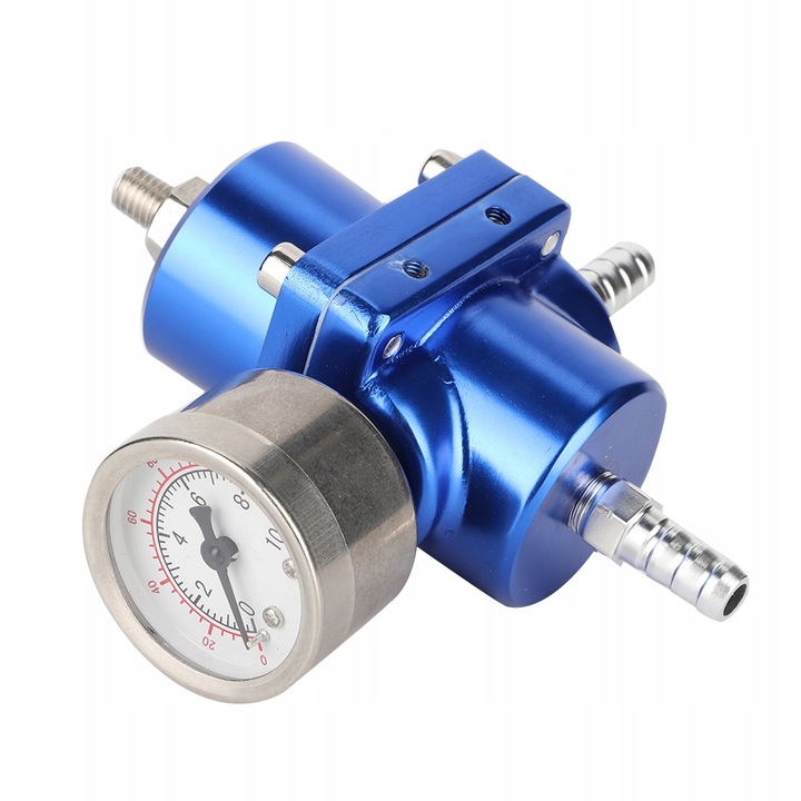 фото №13, Регулятор давления топлива fpr з манометр 0-140psi сплав алюминий