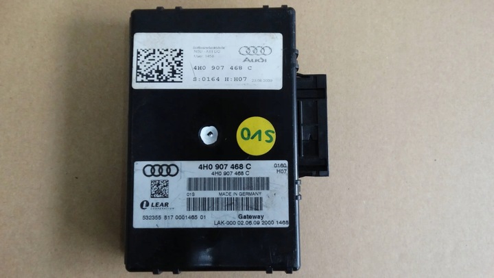 фото №2, Модуль шлюз 4h0907468c audi a8 s8 d4