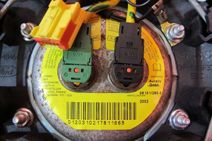 фото №13, Ford fiesta 5 v mk6 jh 02-05 air bag подушки воздушные подушка безопасности комплект