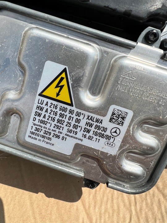 фото №10, Mercedes cl 216 рестайлинг фара лампа ксенон led перед левая комплектная oem