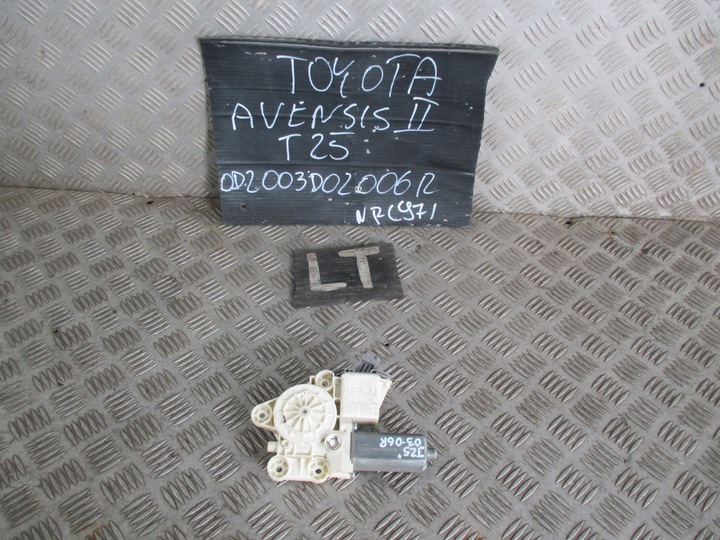 фото №9, Двигунчик скла лівий зад toyota avensis t25 02-06r