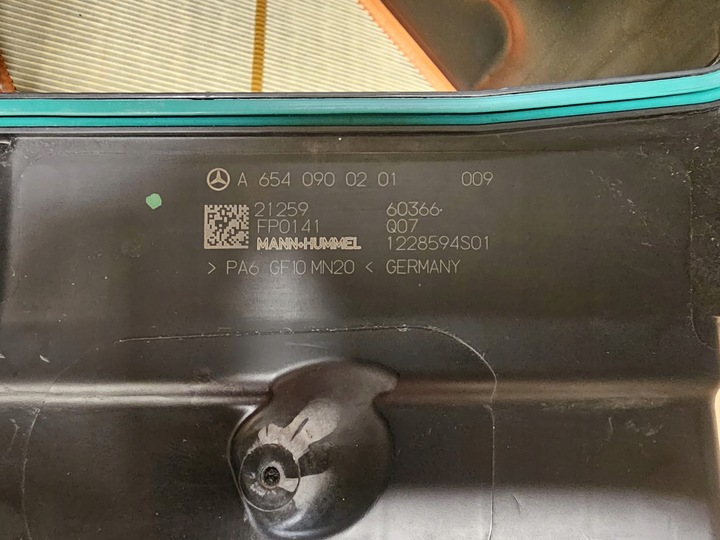 фото №6, Корпус фільтра повітря mercedes a6540900201 a6540940204